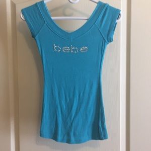Blue Bebe top